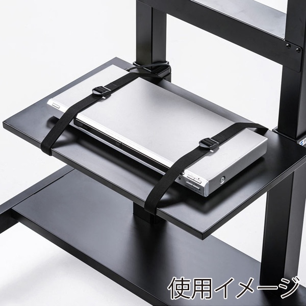 サンワサプライ 機器固定ベルト 2.5m 2本セット RAC-BL5 1個（ご注文単位1個）【直送品】