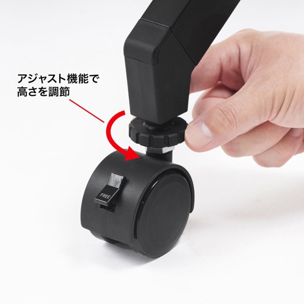 サンワサプライ フォールディングデスク W750×D450mm 木目／ブラック FLD-7545M 1個（ご注文単位1個）【直送品】