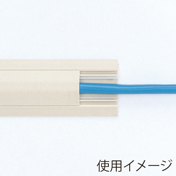 サンワサプライ ケーブルカバー 30mm×1m アイボリー CA-R30 1個（ご注文単位1個）【直送品】