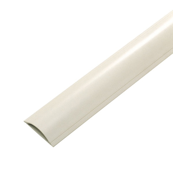 サンワサプライ ケーブルカバー 90mm×1m アイボリー CA-R90 1個(ご注文単位1個)【直送品】