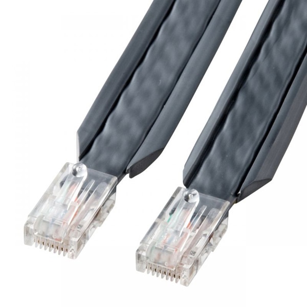 サンワサプライ アンダーカーペットLANケーブル 10m KB-CP5-10 1個（ご注文単位1個）【直送品】