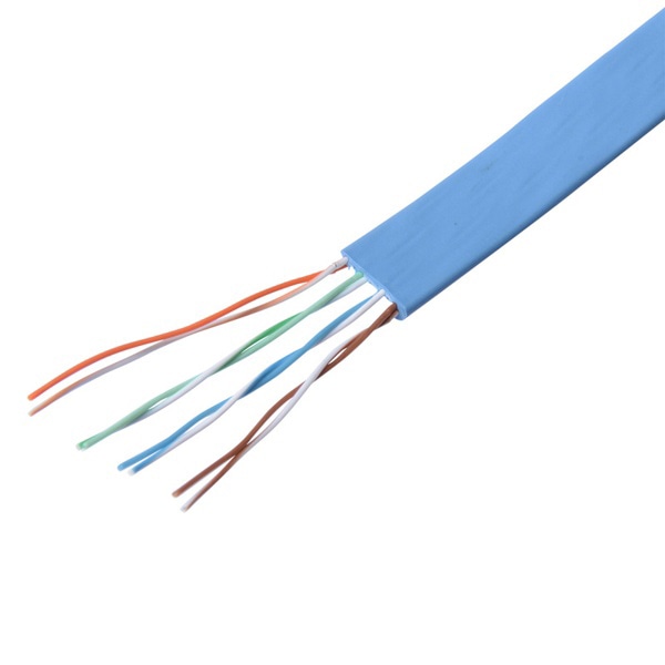 サンワサプライ 超フラットLANケーブル ケーブルのみ 100m ライトグレー LA-FL5-CB100LB 1個(ご注文単位1個)【直送品】