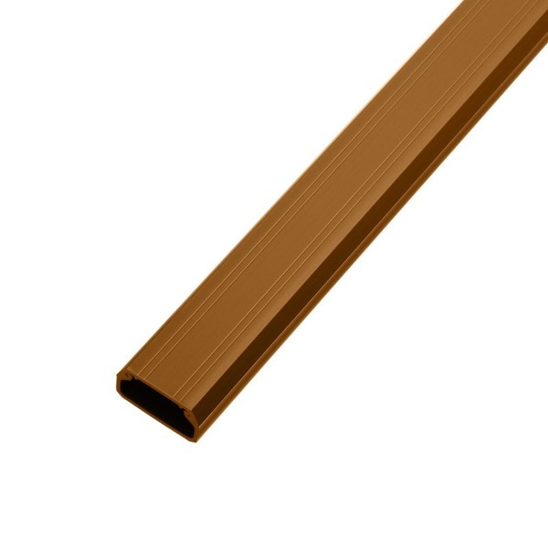 サンワサプライ ケーブルカバー 角型 幅26mm ブラウン CA-KK26BR 1個(ご注文単位1個)【直送品】