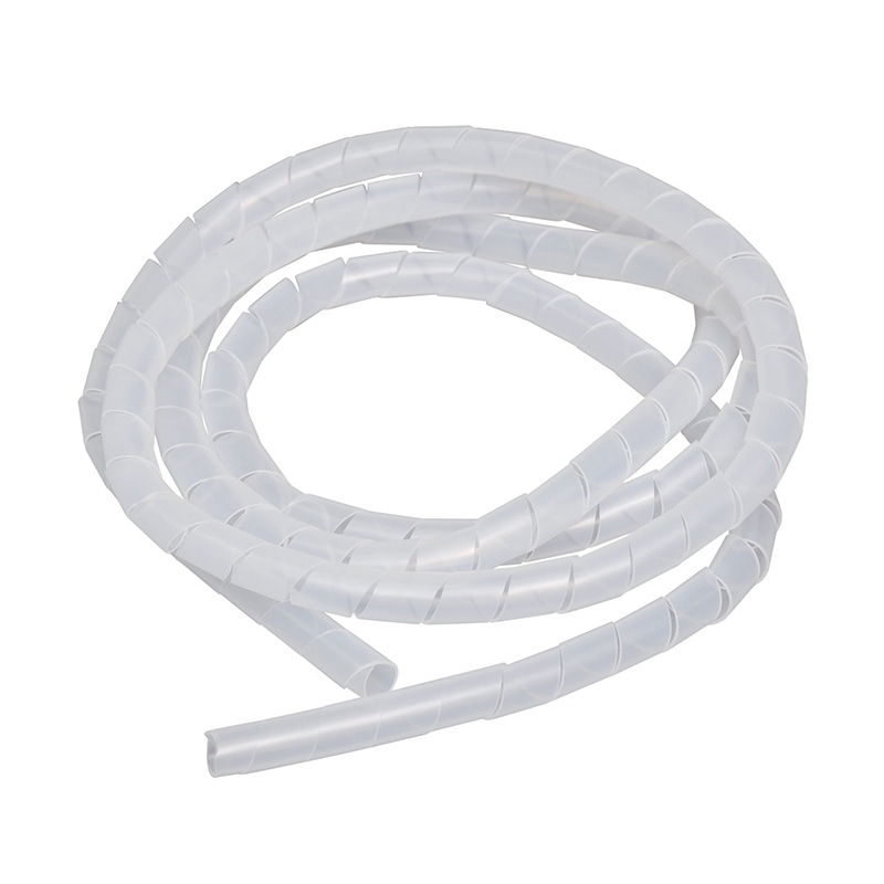 サンワサプライ ケーブルタイ スパイラル 5m巻き 内寸直径12mm ホワイト CA-SP12W-5 1個(ご注文単位1個)【直送品】