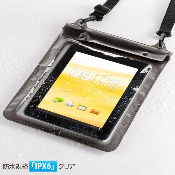 サンワサプライ タブレットPC防水ケース 10.1型 PDA-TABWP10 1個（ご注文単位1個）【直送品】