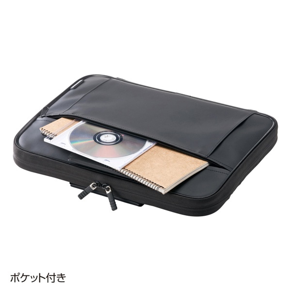 サンワサプライ 衝撃吸収インナーケース 13.3型ワイド対応 IN-H13BKN 1個（ご注文単位1個）【直送品】
