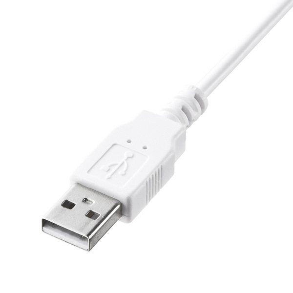 サンワサプライ USBスリムキーボード テンキーなし ホワイト SKB-SL18WN 1個（ご注文単位1個）【直送品】