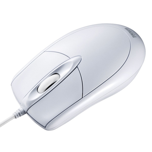 サンワサプライ 有線光学式マウス ホワイト MA-130HUW 1個（ご注文単位1個）【直送品】