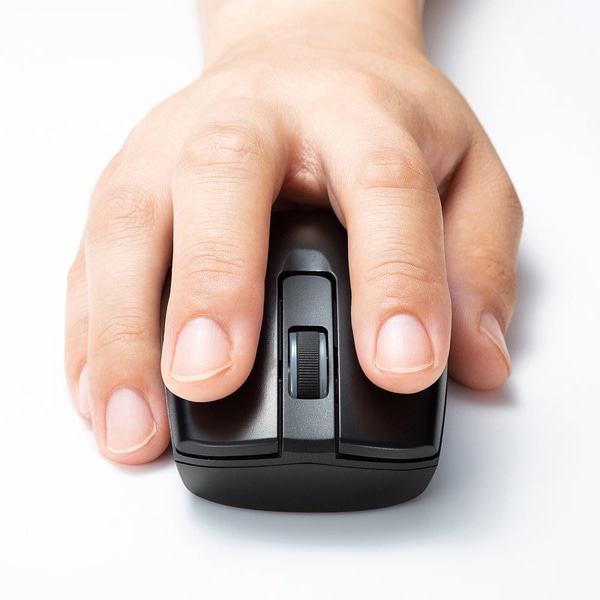 サンワサプライ ワイヤレス IR LEDマウス ブラック MA-WIR132BK 1個（ご注文単位1個）【直送品】