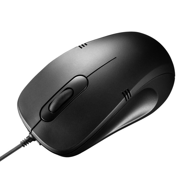 サンワサプライ 有線ブルーLEDマウス ブラック MA-BL138BK 1個（ご注文単位1個）【直送品】