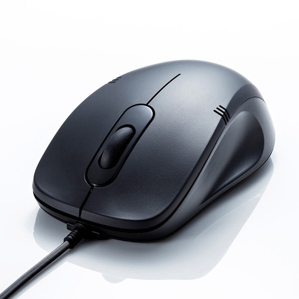 サンワサプライ 有線ブルーLEDマウス ブラック MA-BL138BK 1個(ご注文単位1個)【直送品】