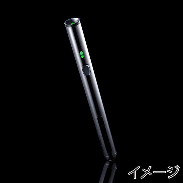 サンワサプライ グリーンレーザーポインター 電池長寿命 LP-GL1015BK 1個（ご注文単位1個）【直送品】