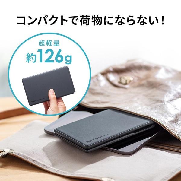 サンワサプライ 折りたたみ式 Bluetoothキーボード ブラック SKB-BT30BK 1個（ご注文単位1個）【直送品】