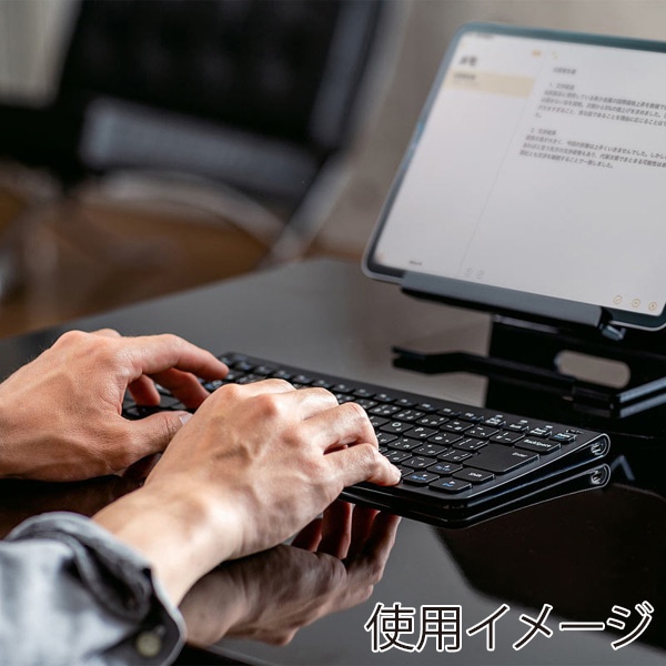 サンワサプライ Bluetoothスリムキーボード SKB-BT32BK 1個（ご注文単位1個）【直送品】