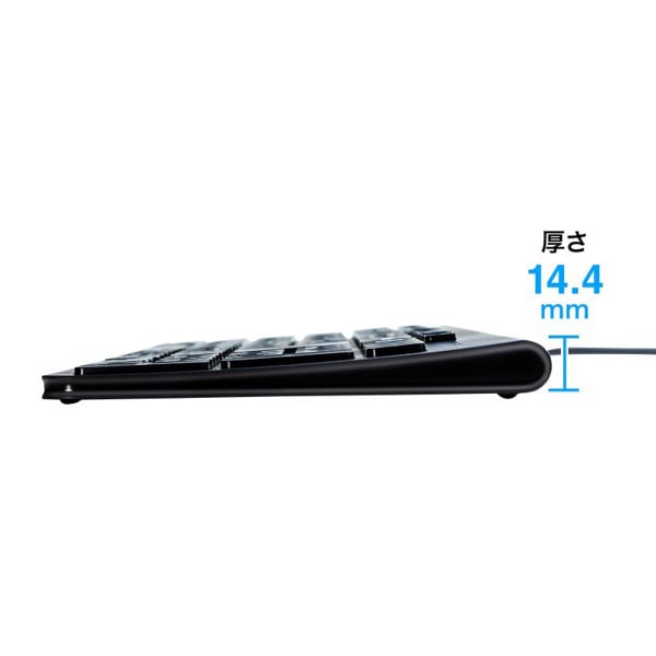 サンワサプライ USBスリムキーボード ブラック SKB-SL31BK 1個（ご注文単位1個）【直送品】