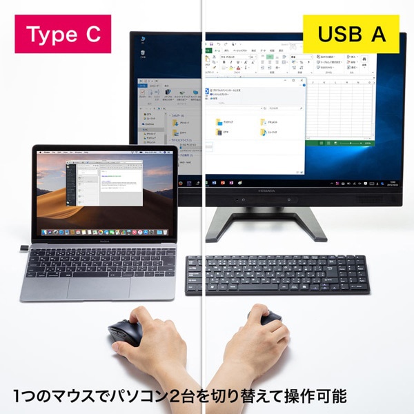 サンワサプライ 静音 ワイヤレス ブルーLEDマウス ブラック MA-WBLC169BK 1個（ご注文単位1個）【直送品】