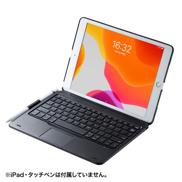サンワサプライ 10.2インチiPad専用ケース付きキーボード ブラック SKB-BTIPAD2BK 1個（ご注文単位1個）【直送品】