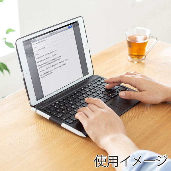 サンワサプライ 10.2インチiPad専用ケース付きキーボード ブラック SKB-BTIPAD2BK 1個（ご注文単位1個）【直送品】