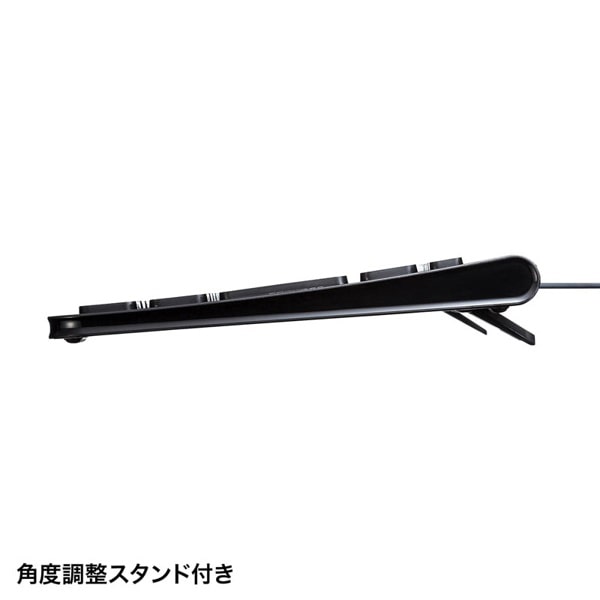 サンワサプライ スリムキーボード USB Type-C テンキーなし ブラック SKB-SL32CBK 1個(ご注文単位1個)【直送品】