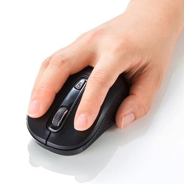 サンワサプライ ワイヤレス Type-C ブルーLEDマウス ブラック MA-WBLC41BK 1個（ご注文単位1個）【直送品】