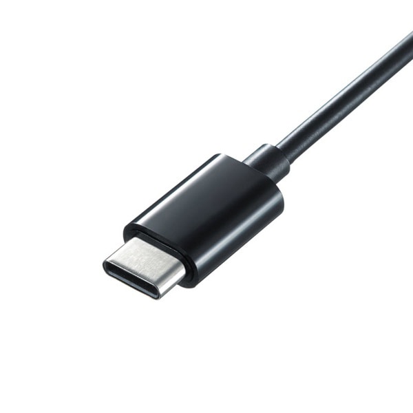 サンワサプライ 有線 Type-C ブルーLEDマウス ブラック MA-BLC156BK 1個(ご注文単位1個)【直送品】