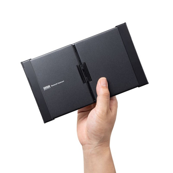 サンワサプライ Bluetooth 折りたたみフルキーボード ブラック SKB-BT35BK 1個(ご注文単位1個)【直送品】