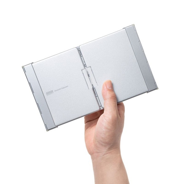 サンワサプライ Bluetooth 折りたたみフルキーボード ホワイト SKB-BT35W 1個(ご注文単位1個)【直送品】