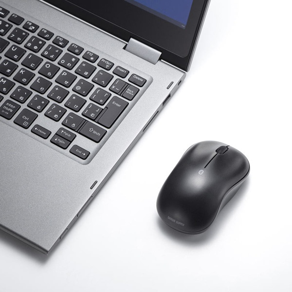 サンワサプライ Bluetooth ブルーLEDマウス ブラック MA-BB312BK 1個（ご注文単位1個）【直送品】