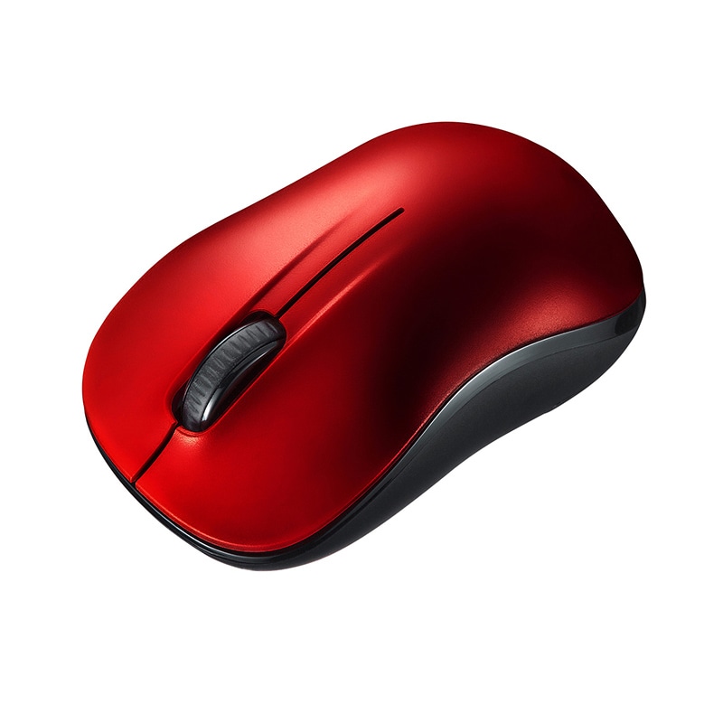 サンワサプライ Bluetooth　ブルーLEDマウス レッド MA-SBB314R 1個（ご注文単位1個）【直送品】