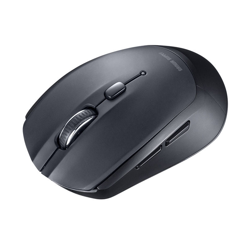 サンワサプライ Bluetooth　ブルーLEDマウス 5ボタン　ブラック MA-BB509BK 1個（ご注文単位1個）【直送品】