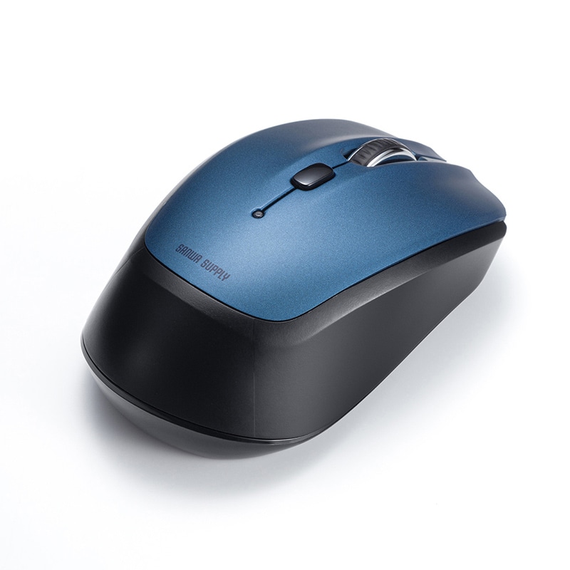 サンワサプライ Bluetooth ブルーLEDマウス 5ボタン ブルー MA-BB509BL 1個(ご注文単位1個)【直送品】