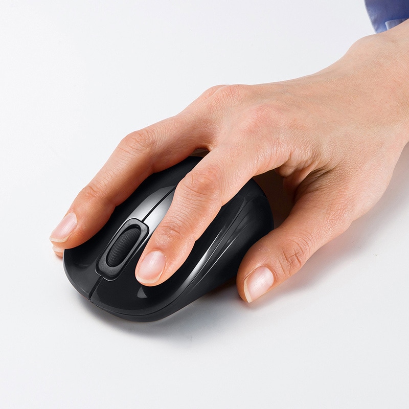 サンワサプライ 抗菌・静音Bluetooth ブルーLEDマウス ブラック MA-BBSK315BK 1個(ご注文単位1個)【直送品】