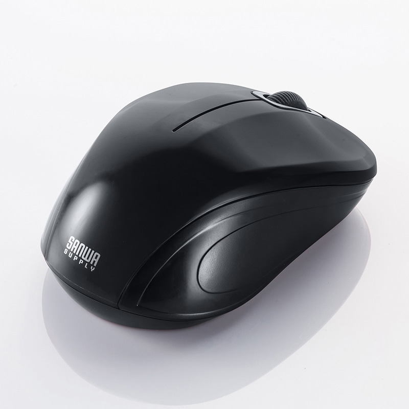 サンワサプライ 抗菌・静音Bluetooth ブルーLEDマウス ブラック MA-BBSK315BK 1個(ご注文単位1個)【直送品】