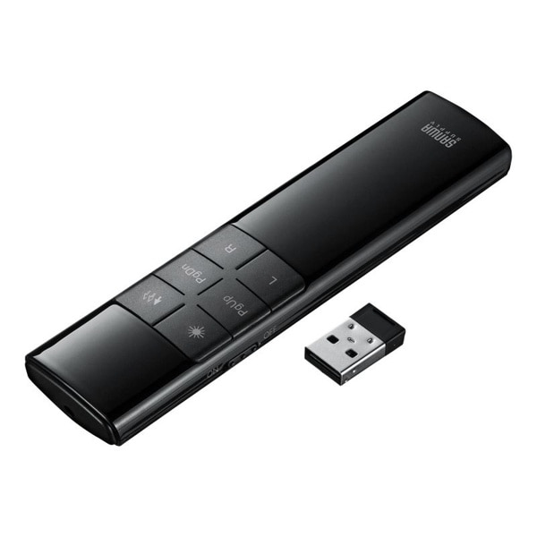 サンワサプライ プレゼンテーションマウス タイマー付き MA-WPR14BKN 1個（ご注文単位1個）【直送品】