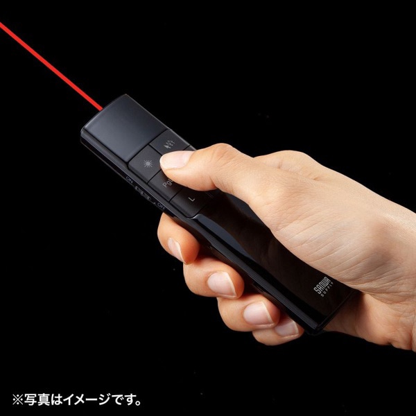 サンワサプライ プレゼンテーションマウス タイマー付き MA-WPR14BKN 1個（ご注文単位1個）【直送品】