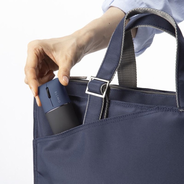 サンワサプライ 静音Bluetoothマウス SLIMO ブルーLED ネイビー MA-BBS310NV 1個（ご注文単位1個）【直送品】