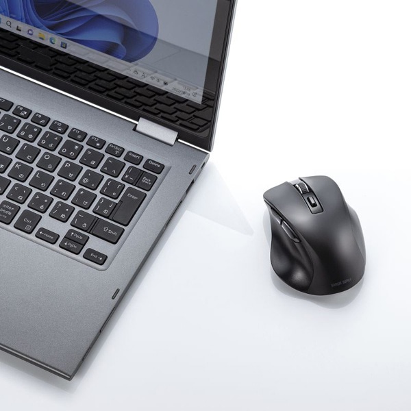 サンワサプライ Bluetooth ブルーLEDマウス 5ボタン ブラック MA-BB518BK 1個（ご注文単位1個）【直送品】