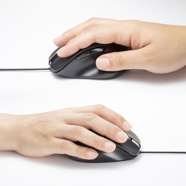 サンワサプライ 有線 ブルーLEDマウス 5ボタン ブラック MA-YB518BK 1個（ご注文単位1個）【直送品】