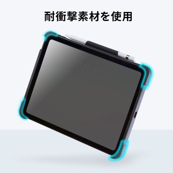 サンワサプライ キーボード タイプCケーブル接続 SKB-IP6BK 1個（ご注文単位1個）【直送品】