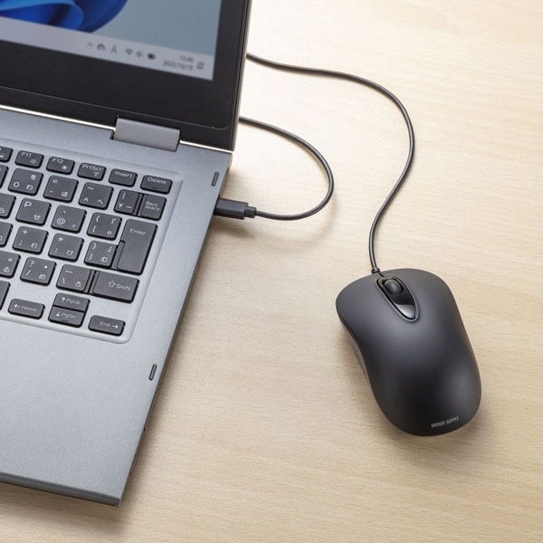 サンワサプライ 有線 Type-C レーザーマウス MA-LSC176BK 1個（ご注文単位1個）【直送品】