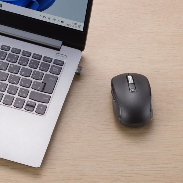 サンワサプライ 静音 Bluetooth／ワイヤレスマウス ブラック MA-WBBS519BK 1個（ご注文単位1個）【直送品】