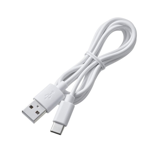 サンワサプライ 静音 ワイヤレス ブルーLEDマウス 充電式 5ボタン ホワイト MA-WBS520W 1個（ご注文単位1個）【直送品】