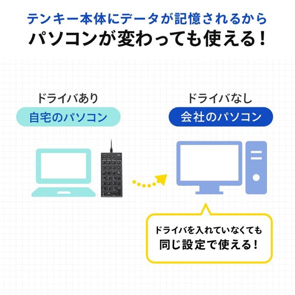 サンワサプライ プログラマブルテンキー 有線モデル ブラック NT-26UBK 1個（ご注文単位1個）【直送品】