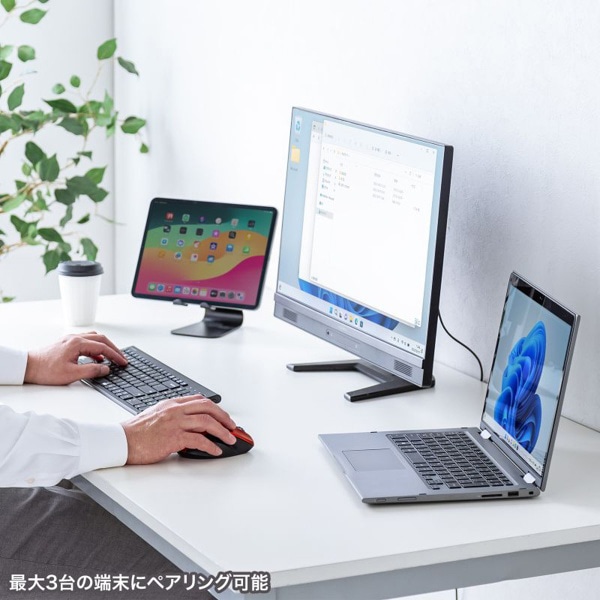 サンワサプライ 静音 Bluetoothマウス レッド MA-BBS523R 1個(ご注文単位1個)【直送品】