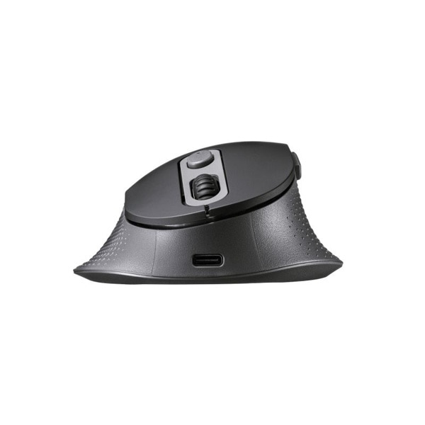 サンワサプライ 静音 ワイヤレスエルゴノミクスコンボマウス ブラック MA-EWBBS528MBK 1個(ご注文単位1個)【直送品】