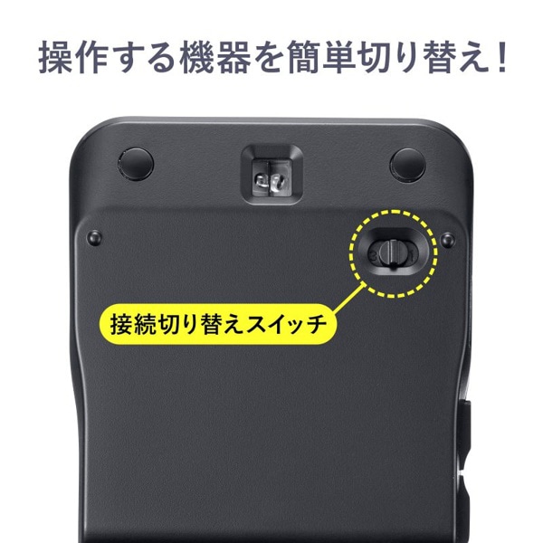 サンワサプライ 静音 ワイヤレス IR LED コンボマウス ブラック MA-WBIS5117BK 1個(ご注文単位1個)【直送品】