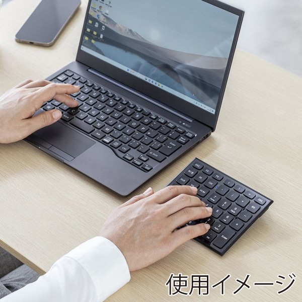 サンワサプライ 表計算 Bluetoothテンキー NT-BT27BK 1個（ご注文単位1個）【直送品】