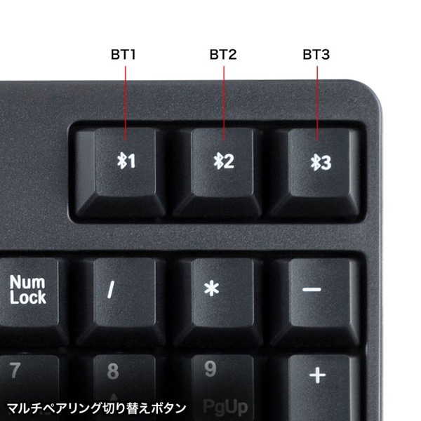 サンワサプライ Bluetoothキーボード ブラック SKB-BT40BK 1個（ご注文単位1個）【直送品】