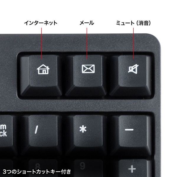 サンワサプライ ワイヤレス静音キーボード・マウスセット テンキーあり ブラック SKB-WL40ASETBK 1個（ご注文単位1個）【直送品】