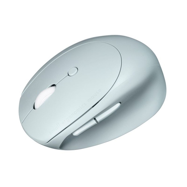 サンワサプライ 静音 Bluetooth 小型エルゴノミクスマウス ブルー MA-EBBS522BL 1個（ご注文単位1個）【直送品】